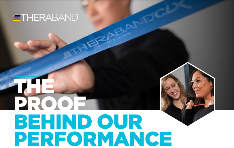 THERABAND elastic resistance as effective as dumbbells