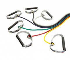 THERABAND Tubing with PVC Handles